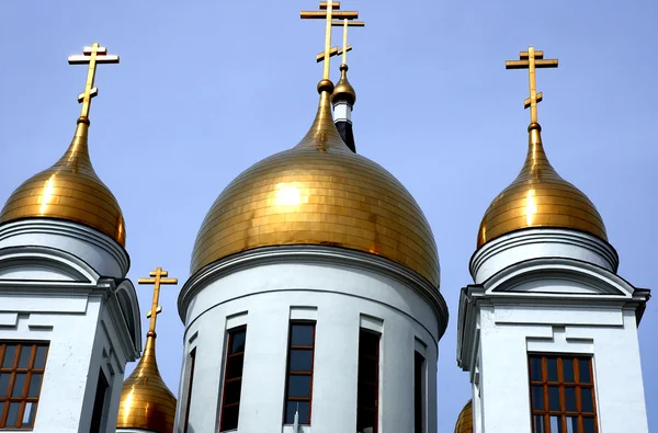 Nuova chiesa ortodossa russa — Foto Stock