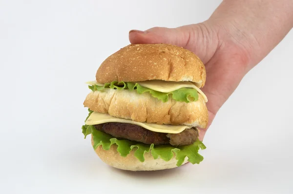 Tasty burger — Stok fotoğraf