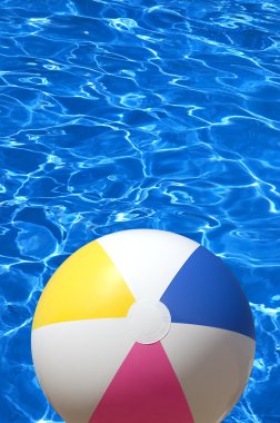 Pure blue water in pool clipart