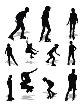 Rollerblade clipart