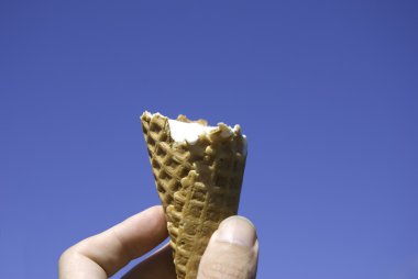 Bitten ice-cream clipart