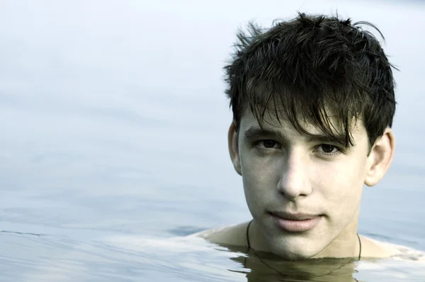 Simning tonåring — Stockfoto