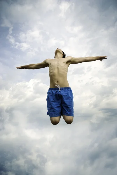 Saltar al cielo — Foto de Stock