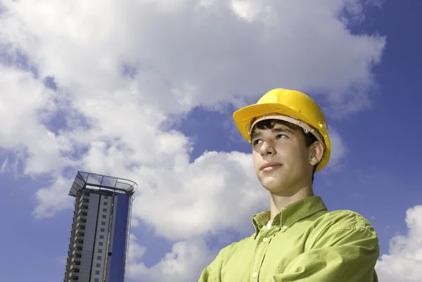 Young constructor — Stock Photo, Image