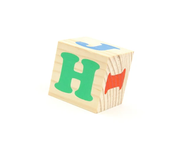 Carta H — Fotografia de Stock