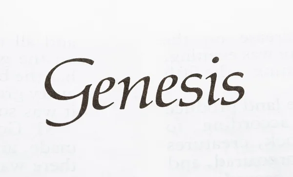 Genesis — Stock Photo, Image