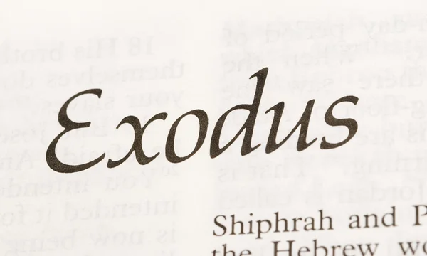 Exodus — Stockfoto