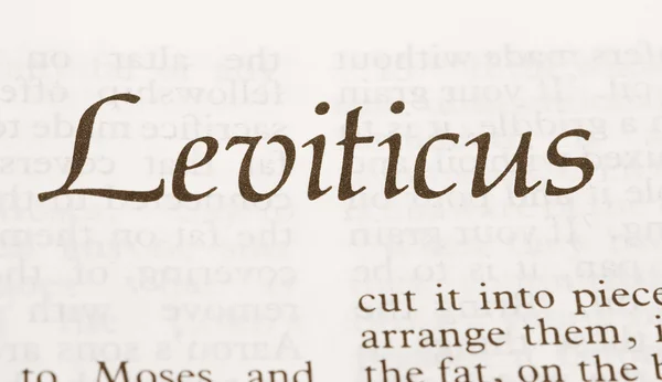 Leviticus — Stock Photo, Image
