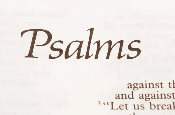 Psalms — Stock Photo, Image