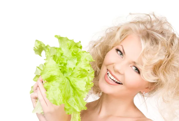 Boldog asszony saláta — Stock Fotó