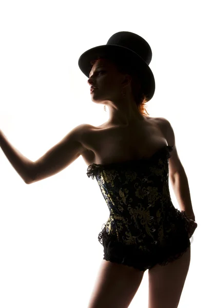 Femme en corset — Photo