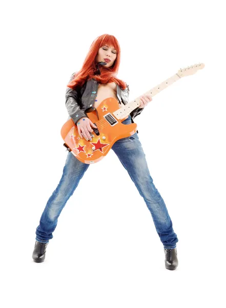 Kytara babeギターの可愛い人 — Stock fotografie