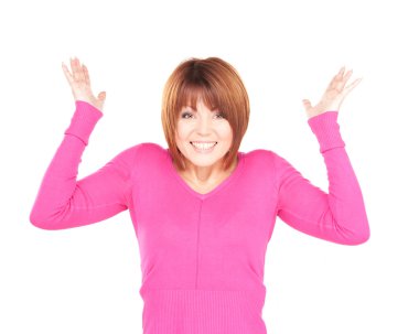 Surprised woman clipart