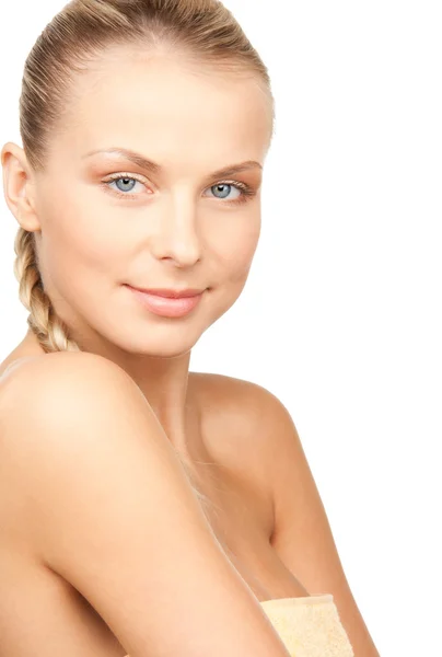 Lovely woman in towel — Stock Photo, Image