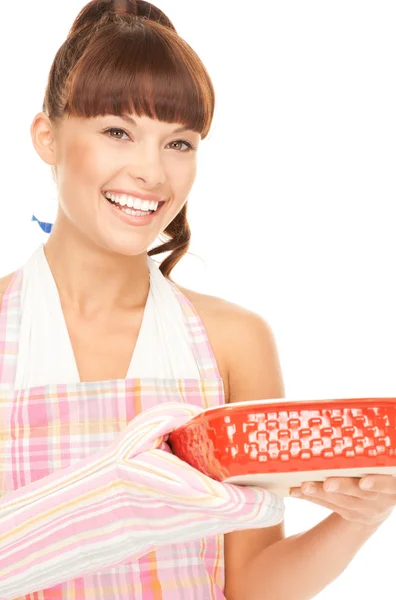 Koken huisvrouw — Stockfoto