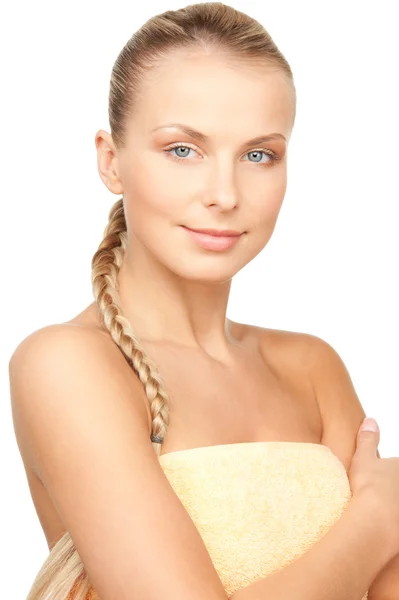 Lovely woman in towel Royalty Free Stock Images