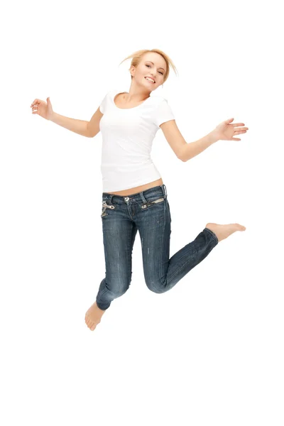 Happy and carefree teenage girl — Stock Photo, Image