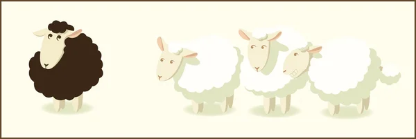 Koyunları — Stok Vektör