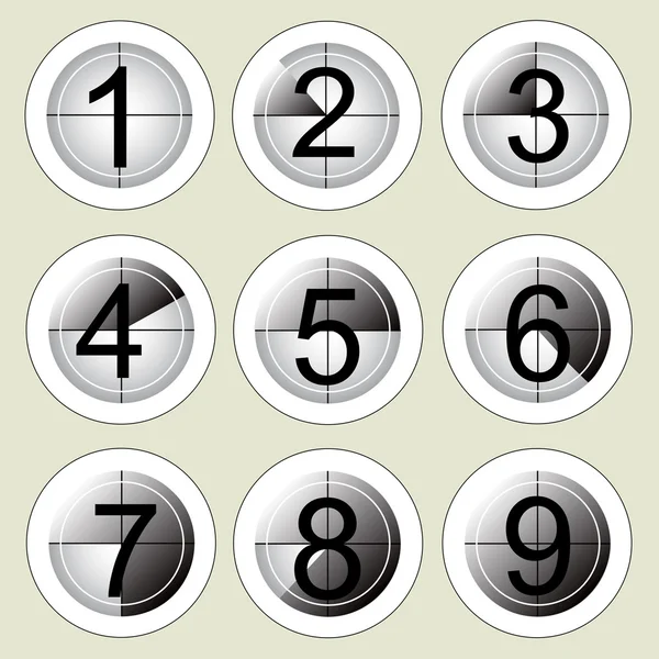 Numéros — Image vectorielle