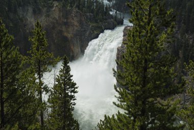 caída superior, yellowstone np