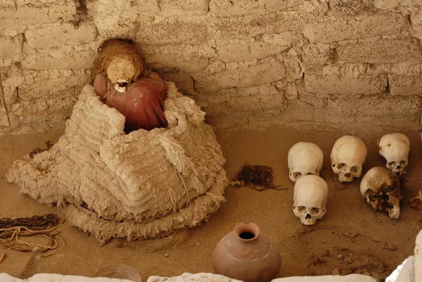 Peruanska mumier — Stockfoto