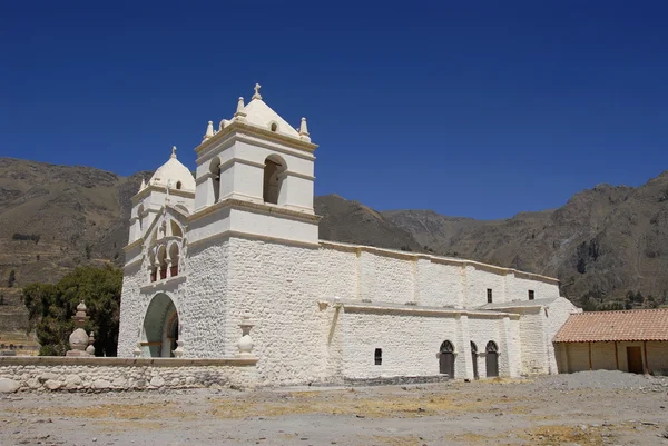 Колониальная церковь Чивая — стоковое фото