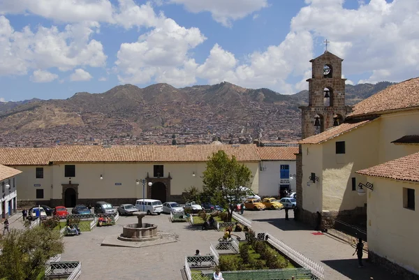 Plaza san blas, Cusco — Foto de Stock