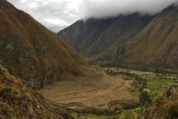 Q'ente, ή κολιβρίων ερείπια, inca trail — Φωτογραφία Αρχείου