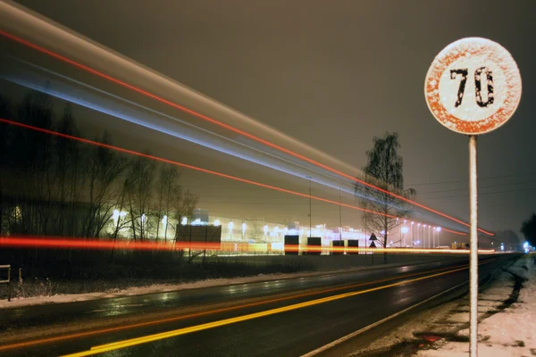 Обмеження швидкості на шосе Стокова Картинка