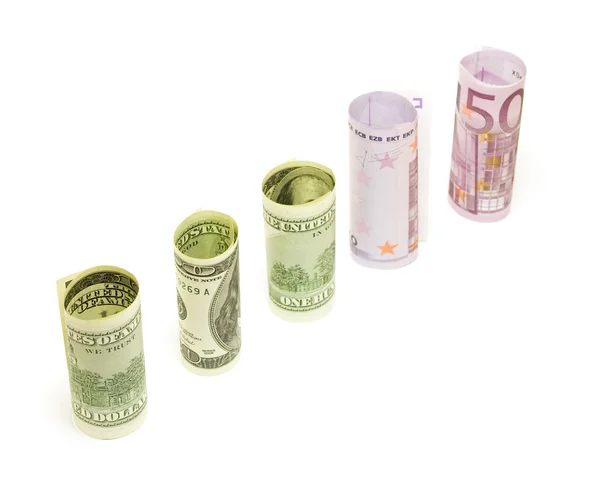 Geld-Cilinders — Stockfoto