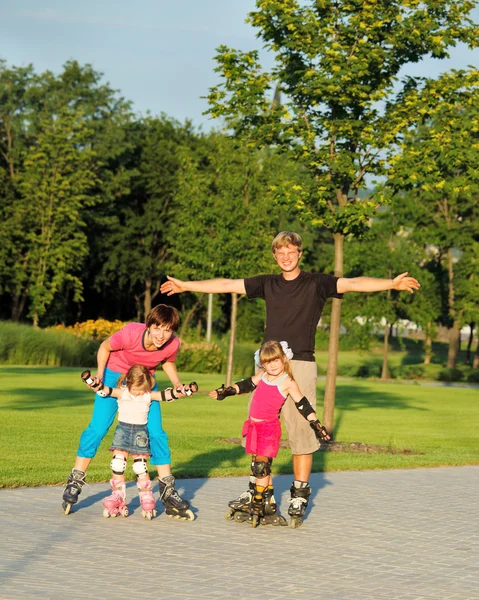 Weekend in roller skates — Stock Photo, Image