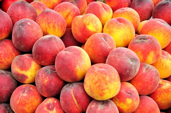 stock image Ripe red peaches.