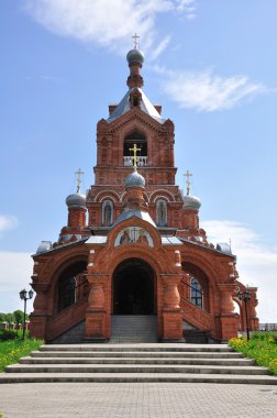 Krestovozdvizhensky church. Russia. clipart