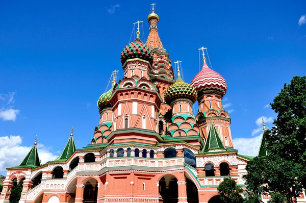 St basil's cathedral, Moskou, Rusland — Stockfoto
