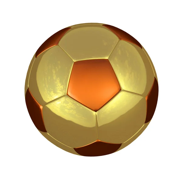 Золотий м'яч — стокове фото