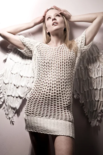 Bellissimo angelo nudo — Foto Stock