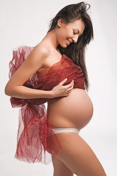 站在怀孕 — 图库照片
