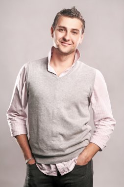 mutlu genç işadamı
