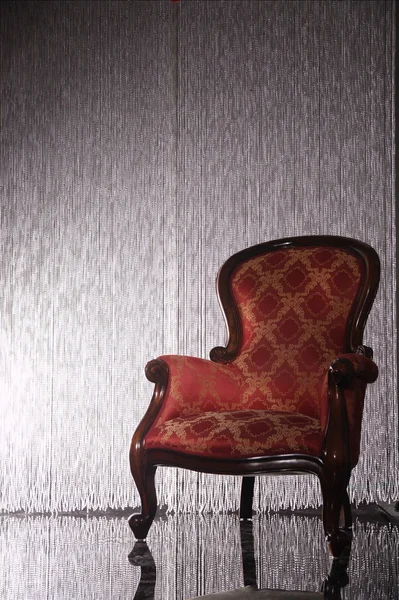 Echte foto van klassieke fauteuil — Stockfoto