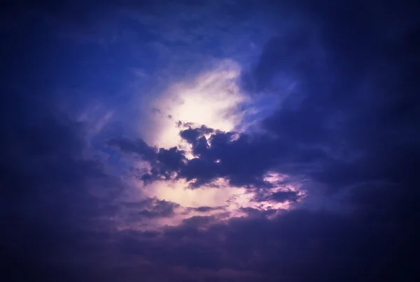Σεληνόφως ουρανό — Φωτογραφία Αρχείου