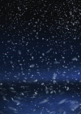 Snow are falling on the background clipart