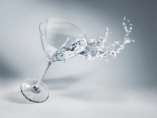 Stock image Glass of water and ice on a nice background