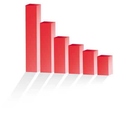 3D istatistik buiness grafiği