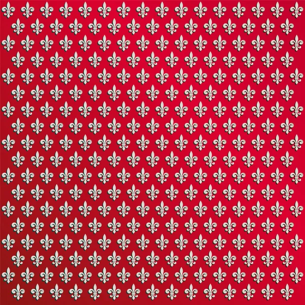 Fleur de lys wallpaper (vector) background — Stock Vector
