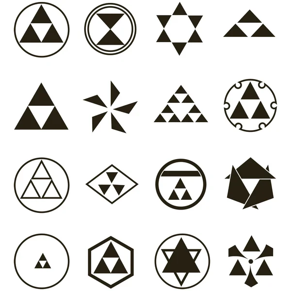 Vecteur. divers symboles religieux — Image vectorielle