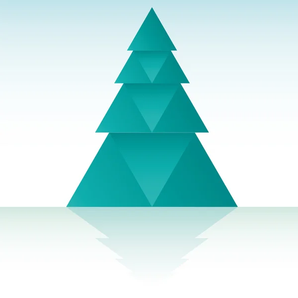 Árboles Navidad Navidad vector ilustración — Vector de stock