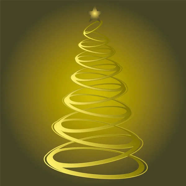 Bomen christmas xmas vectorillustratie — Stockvector