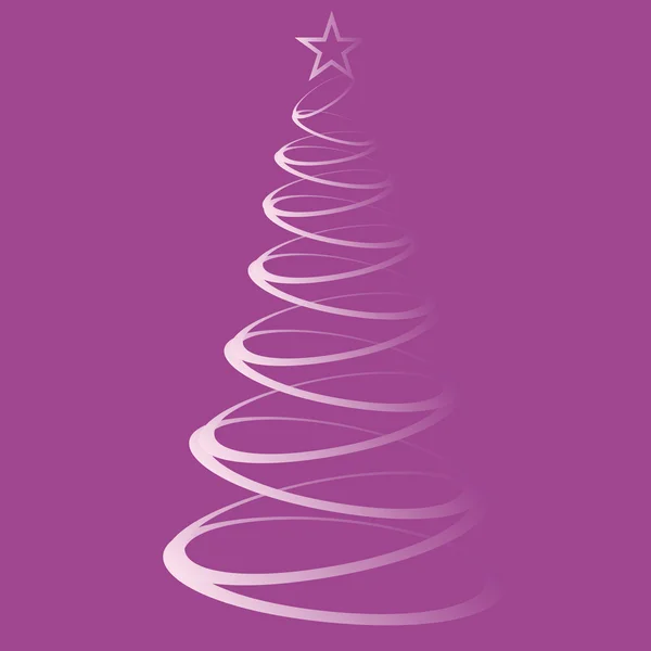 Bäume Weihnachten Vektor Illustration — Stockvektor
