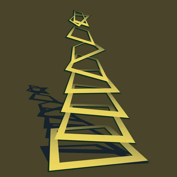 Árboles Navidad Navidad vector ilustración — Archivo Imágenes Vectoriales