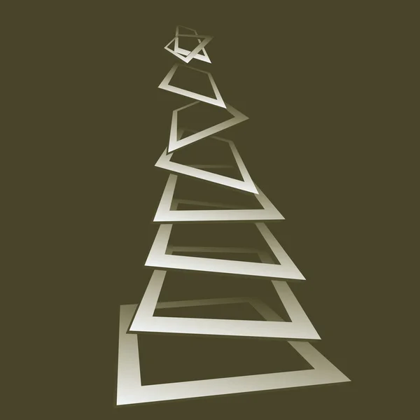 Bomen christmas xmas vectorillustratie — Stockvector